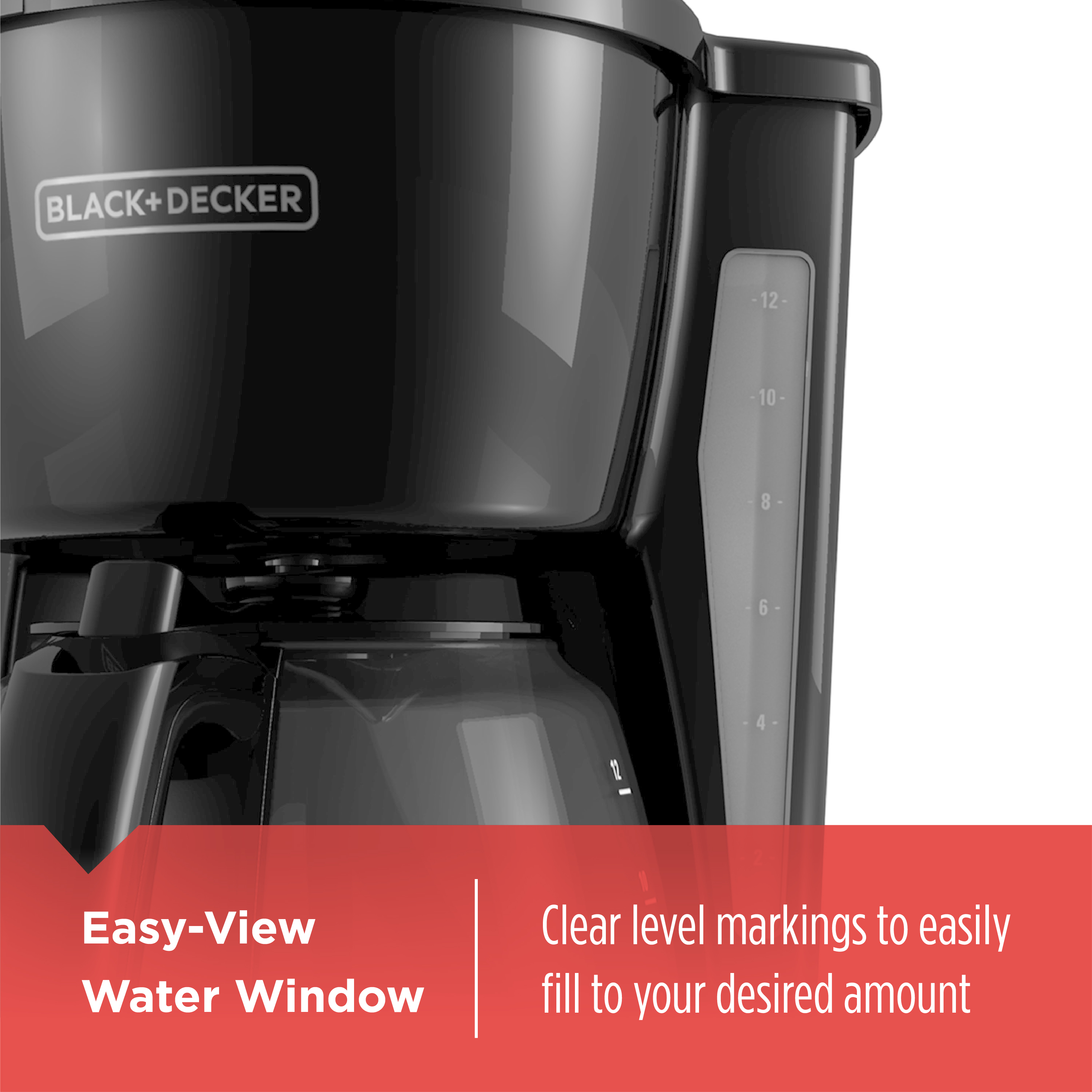 12 Cup Programmable Coffeemaker Black